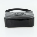 GUCCI Soho Shoulder Bag Patent Leather Black Silver 000 1013 0506 Auth 178814-9