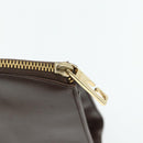 GUCCI Hand Bag Leather Brown Gold 000 1998 0570 Auth 178815-14