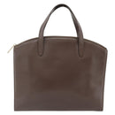 GUCCI Hand Bag Leather Brown Gold 000 1998 0570 Auth 178815-2