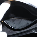 GUCCI Hand Bag Leather Black Gold Auth 178816-23