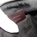 GUCCI GG Crystal Histeria Hand Bag Coated Canvas Beige Gold 181485 Auth 178817-20