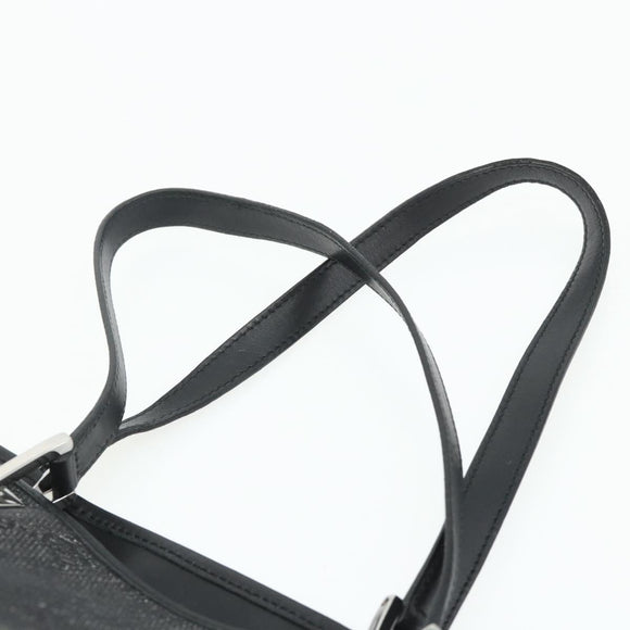 GUCCI GG Canvas Tote Bag Black Silver 31243 Auth 178818