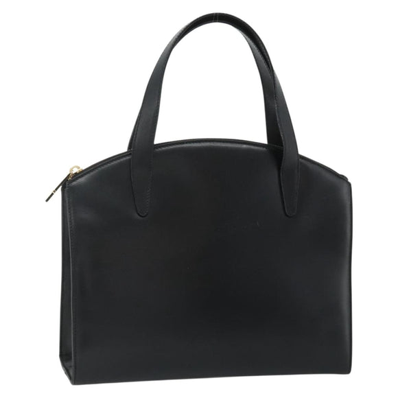 GUCCI Hand Bag Leather Black Gold 000 2058 0569 0 Auth 178820