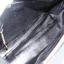 GUCCI Hand Bag Leather Black Gold 000 2058 0569 0 Auth 178820-16
