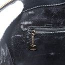 GUCCI Hand Bag Leather Black Gold 000 2058 0569 0 Auth 178820-19
