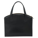 GUCCI Hand Bag Leather Black Gold 000 2058 0569 0 Auth 178820-3
