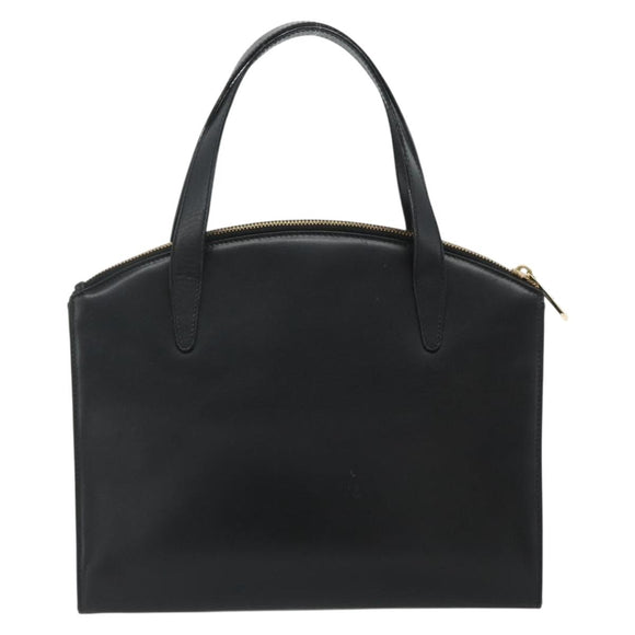 GUCCI Hand Bag Leather Black Gold 000 2058 0569 0 Auth 178820