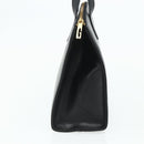 GUCCI Hand Bag Leather Black Gold 000 2058 0569 0 Auth 178820-4