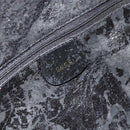 GUCCI Bamboo Shoulder Bag Leather 2way Black Gold 001 1577 Auth 178821-10