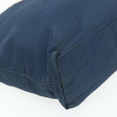 PRADA Tote Bag Nylon Navy Silver Auth 178825-15