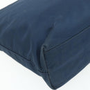 PRADA Tote Bag Nylon Navy Silver Auth 178825-9