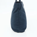 PRADA Tote Bag Nylon Navy Silver Auth 178825-3