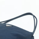 PRADA Tote Bag Nylon Navy Silver Auth 178825-8