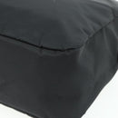 PRADA Hand Bag Nylon Black Silver Auth 178826A-12