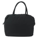 PRADA Hand Bag Nylon Black Silver Auth 178826A-3