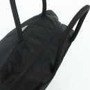 PRADA Hand Bag Nylon Black Silver Auth 178826A-6