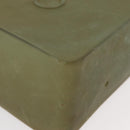 CHANEL Tote Bag Rubber Green Silver CC Auth 178827-9