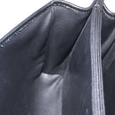 MORABITO Hand Bag Leather Black Gold Auth 178828A-20