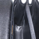 MORABITO Hand Bag Leather Black Gold Auth 178828A-23