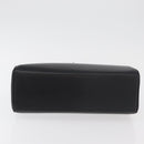 MORABITO Hand Bag Leather Black Gold Auth 178828A-5