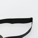 PRADA Schultertasche Nylon Beige Silber Auth 178834A-8