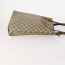 GUCCI GG Supreme GG Plus Web Sherry Line Bag PVC 4 Set Beige Ivory Auth 178836-19