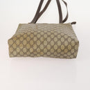 GUCCI GG Supreme GG Plus Web Sherry Line Bag PVC 4 Set Beige Ivory Auth 178836-21