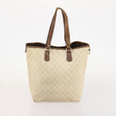 GUCCI GG Supreme GG Plus Web Sherry Line Bag PVC 4 Set Beige Ivory Auth 178836-24
