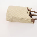 GUCCI GG Supreme GG Plus Web Sherry Line Bag PVC 4 Set Beige Ivory Auth 178836-25