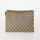 GUCCI GG Supreme Micro GG Supreme Bag PVC 5 Set Beige Navy Auth 178838-3
