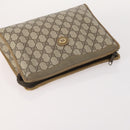 GUCCI GG Supreme Micro GG Supreme Bag PVC 5 Set Beige Navy Auth 178838-4