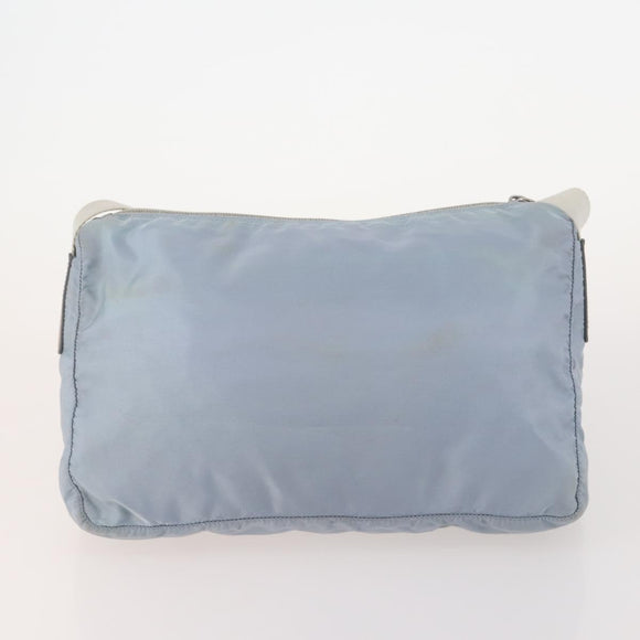 PRADA Shoulder Bag Nylon 5 Set Black Light Blue Navy Auth 178839