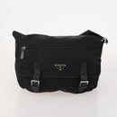 PRADA Shoulder Bag Nylon 5 Set Black Light Blue Navy Auth 178839-17
