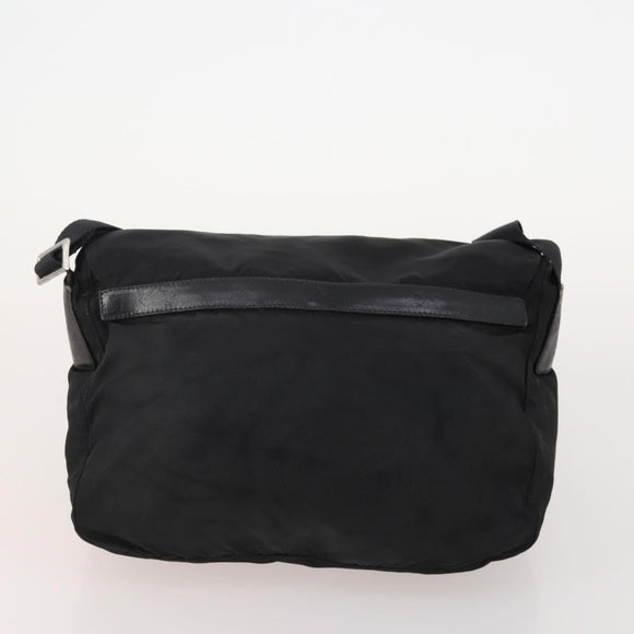 PRADA Shoulder Bag Nylon 5 Set Black Light Blue Navy Auth 178839