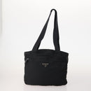 PRADA Shoulder Bag Nylon 5 Set Black Light Blue Navy Auth 178839-2