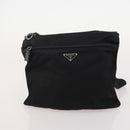 PRADA Shoulder Bag Nylon 5 Set Black Light Blue Navy Auth 178839-22