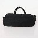 PRADA Hand Bag Nylon 4 Set Black Silver Green Auth 178840-12