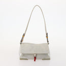 PRADA Hand Bag Nylon 4 Set Black Silver Green Auth 178840-14