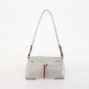 PRADA Hand Bag Nylon 4 Set Black Silver Green Auth 178840-15