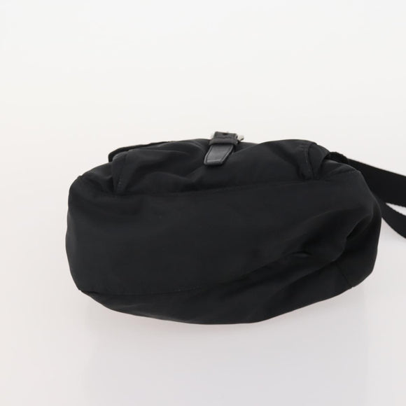 PRADA Hand Bag Nylon 4 Set Black Silver Green Auth 178840