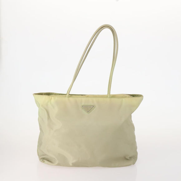 PRADA Hand Bag Nylon 4 Set Black Silver Green Auth 178840