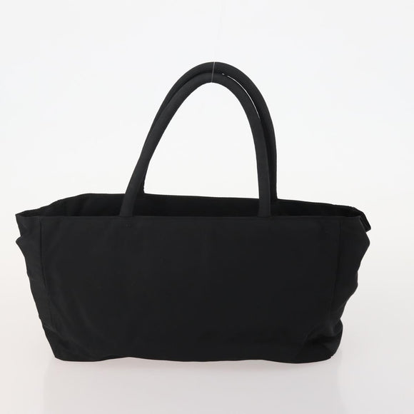 PRADA Hand Bag Nylon 4 Set Black Silver Green Auth 178840
