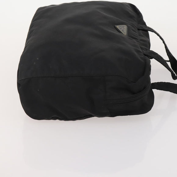PRADA Shoulder Bag Nylon 4 Set Black Khaki Auth 178841