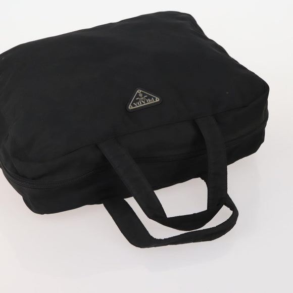 PRADA Shoulder Bag Nylon 4 Set Black Khaki Auth 178841