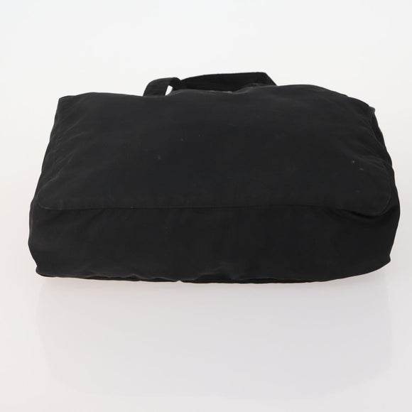 PRADA Shoulder Bag Nylon 4 Set Black Khaki Auth 178841