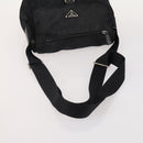 PRADA Shoulder Bag Nylon 4 Set Black Khaki Auth 178841-17