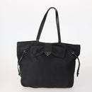PRADA Shoulder Bag Nylon 4 Set Black Khaki Auth 178841-2