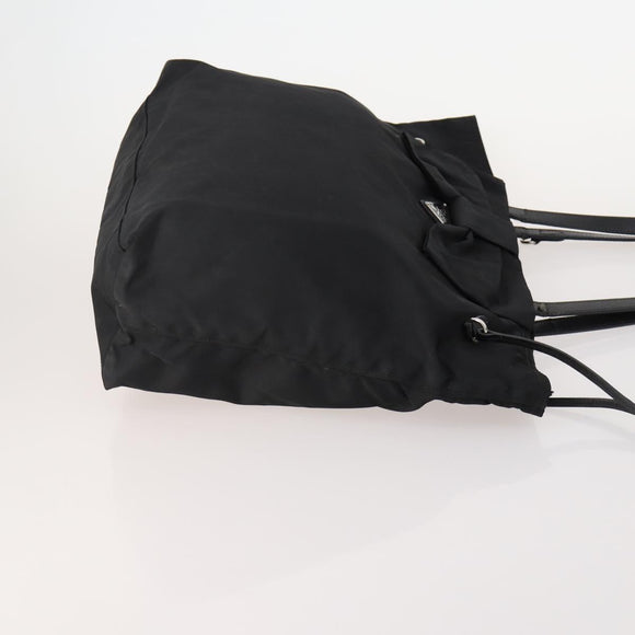 PRADA Shoulder Bag Nylon 4 Set Black Khaki Auth 178841