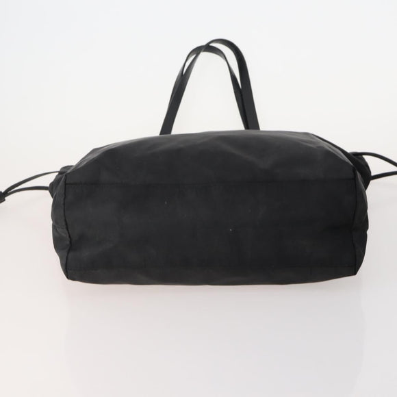 PRADA Shoulder Bag Nylon 4 Set Black Khaki Auth 178841