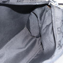 GUCCI GG Canvas Shoulder Bag Black Silver 019 0375 Auth 178842-20
